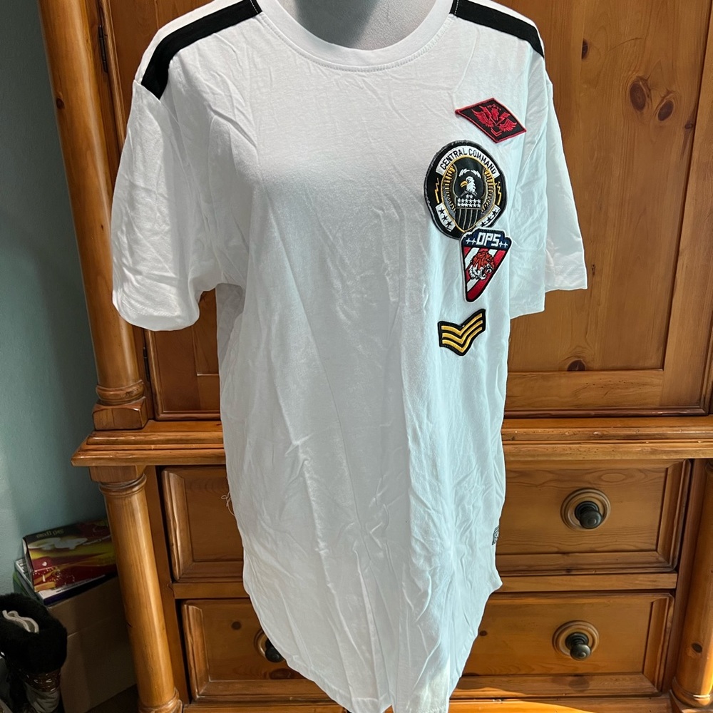 South Pole White T-Shirt, Sz L